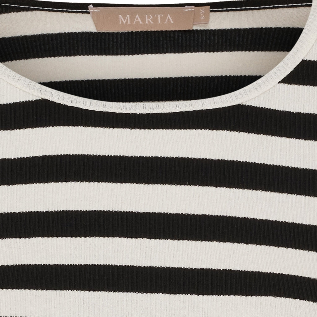 MARTA DU CHATEAU Marta du Chateau dam långärmad T-shirt MdcBegonia 7702 LS Tee Black