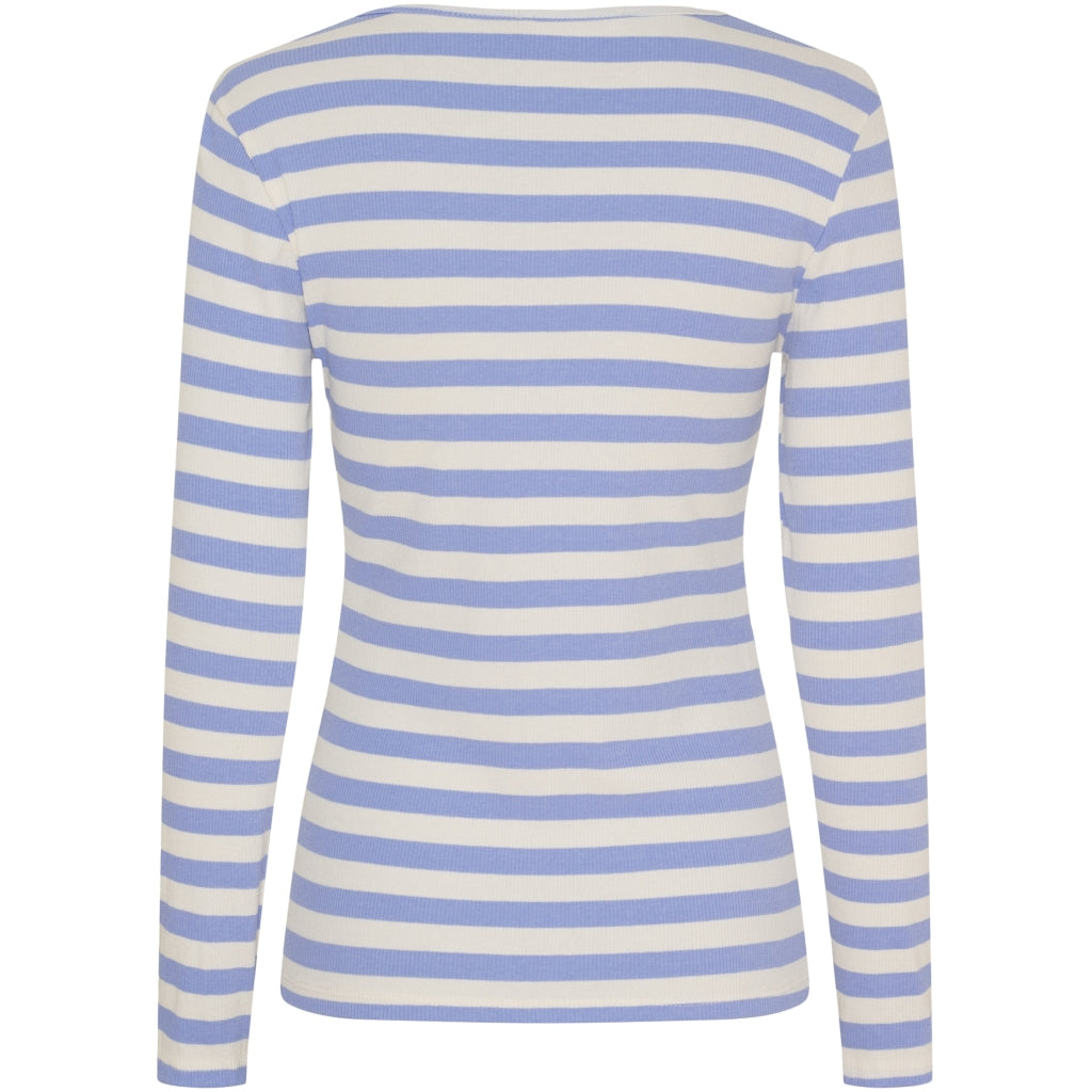 MARTA DU CHATEAU Marta du Chateau dam långärmad T-shirt MdcBegonia 7702 LS Tee Celeste