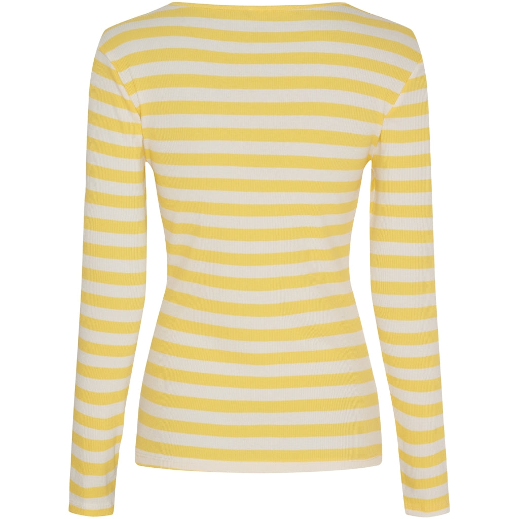 MARTA DU CHATEAU Marta du Chateau dam långärmad T-shirt MdcBegonia 7702 LS Tee Giallo