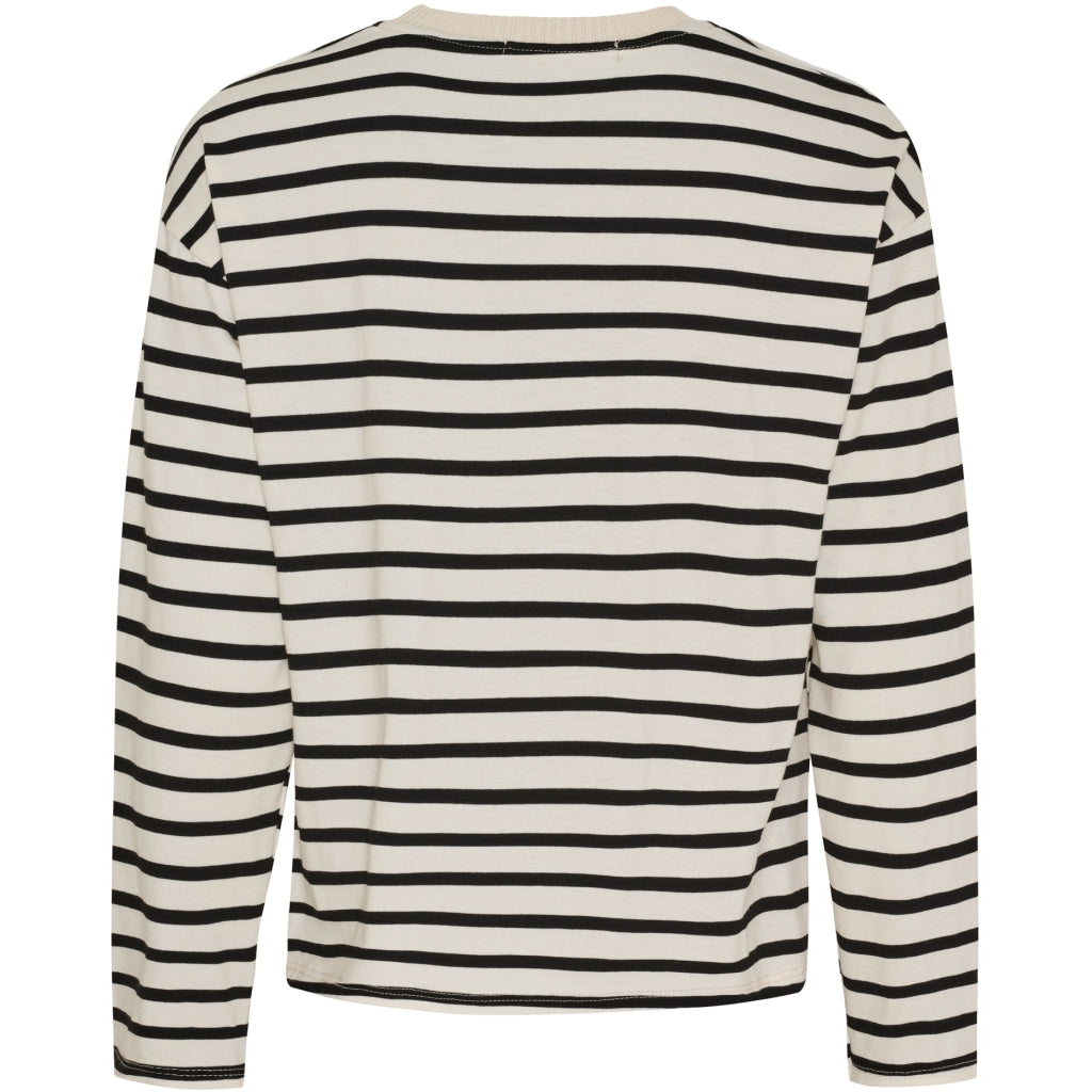 MARTA DU CHATEAU Marta du Chateau dam långärmad T-shirt MdcKara 58709 LS Tee Black