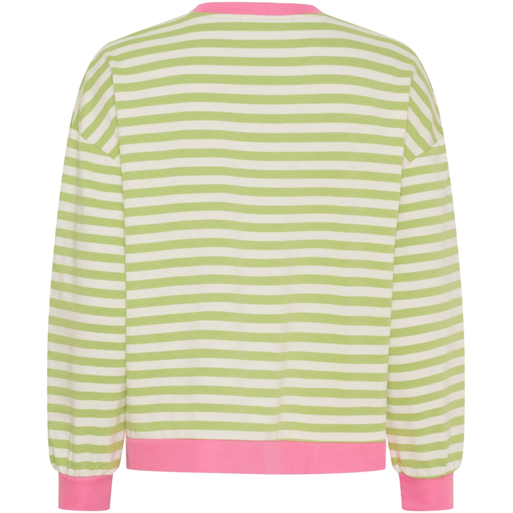 MARTA DU CHATEAU Marta du Chateau dam långärmad T-shirt MdcVilda 58903 LS Tee Green/Baby