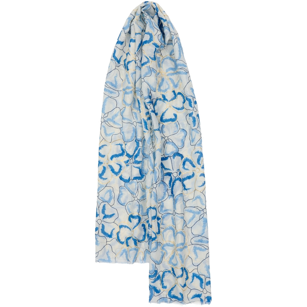 MARTA DU CHATEAU Marta du Chateau dam scarf MdcKaysa FA3841 Scarf Blue
