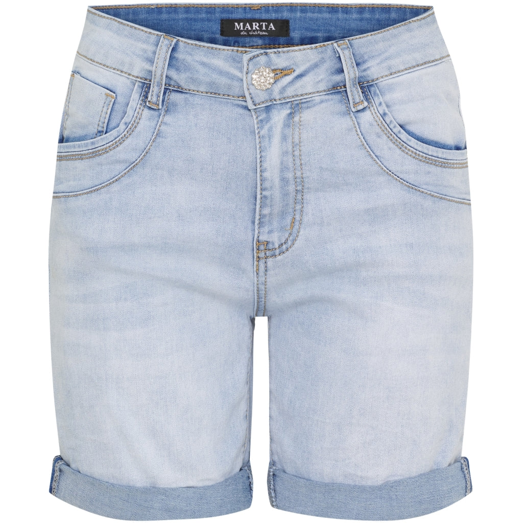 MARTA DU CHATEAU Marta du Chateau dam shorts MdcKaia MDC207-26106 Shorts Denim