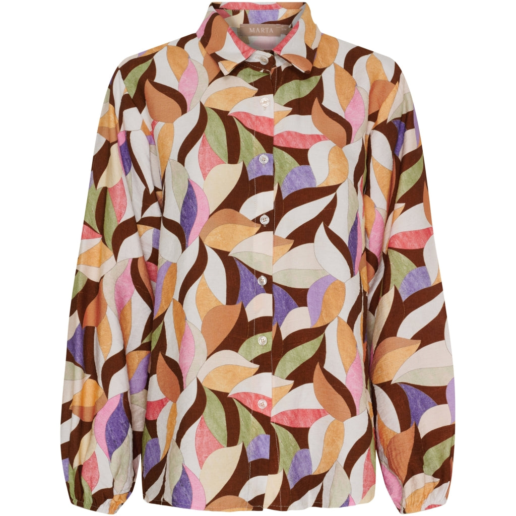 MARTA DU CHATEAU Marta du Chateau dam skjorta MdcAntares 7706 Shirt Caramel2999tps