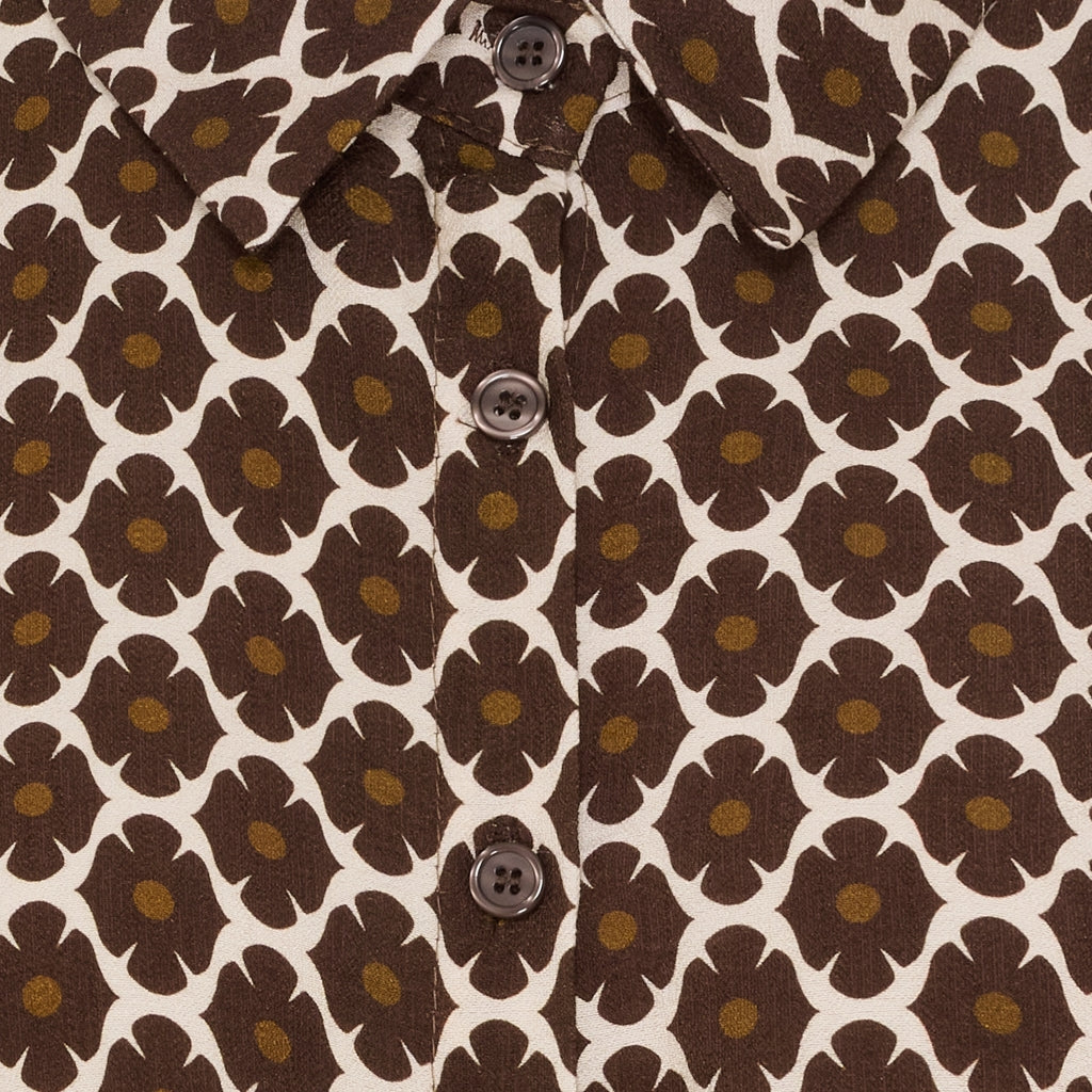 MARTA DU CHATEAU Marta du Chateau dam skjorta MdcAntares 7706 Shirt Marrone2158tpl