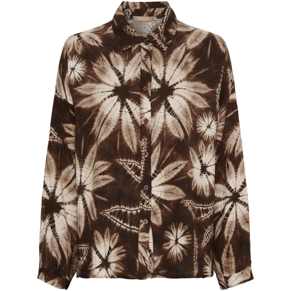 MARTA DU CHATEAU Marta du Chateau dam skjorta MdcCapri 2615 Shirt MoroEG929TD