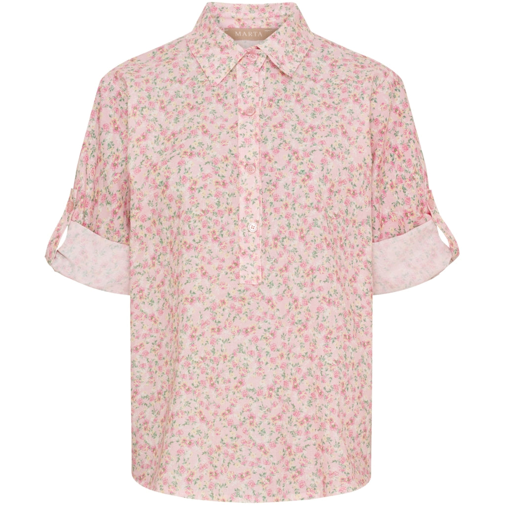 MARTA DU CHATEAU Marta du Chateau dam skjorta MdcPalmira 7177 Shirt Rose620tpg