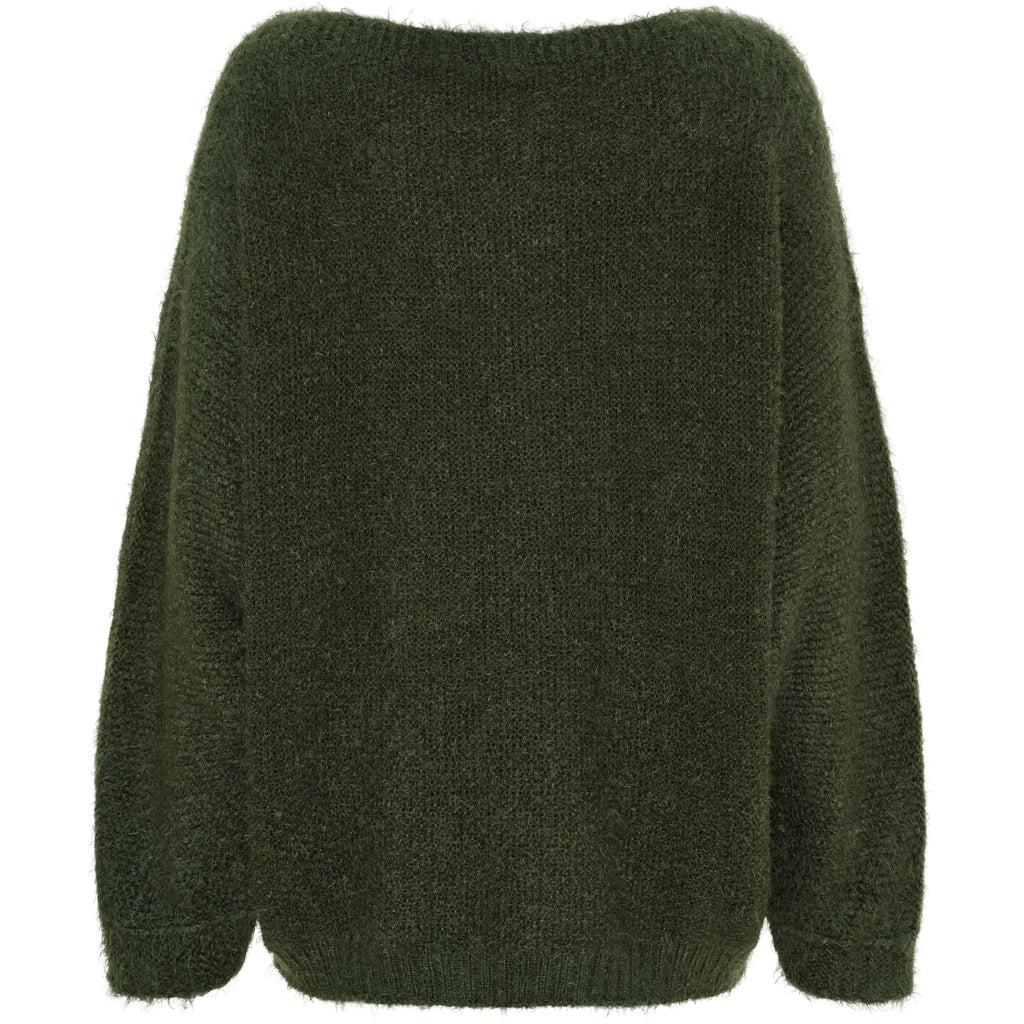 MARTA DU CHATEAU Marta du Chateau dam stickad tröja MdcAnouk 8038 Knit Military