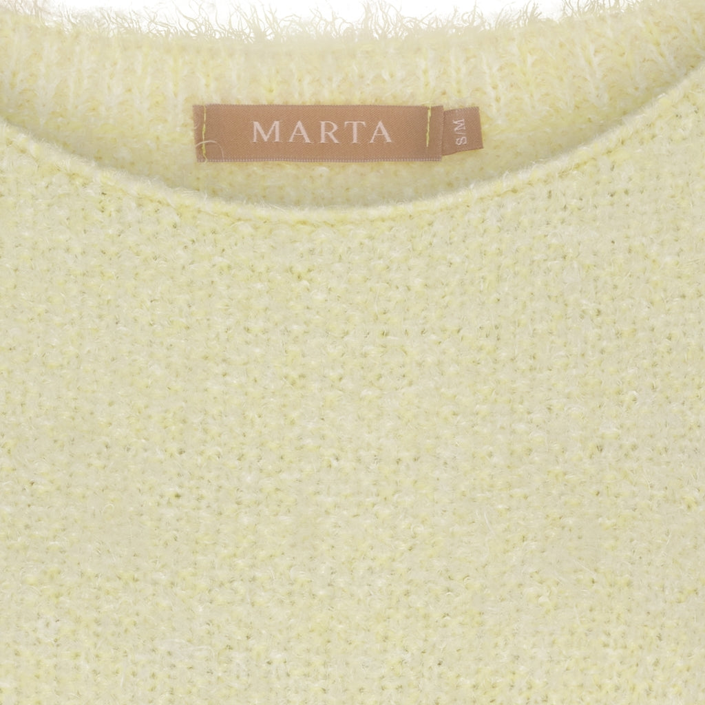 MARTA DU CHATEAU Marta du Chateau dam stickad tröja MdcAnouk 8038 Knit Yellow