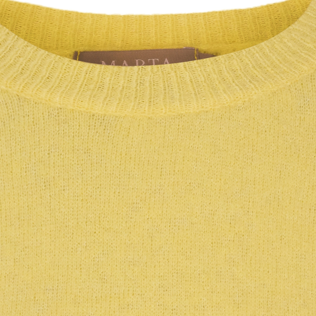MARTA DU CHATEAU Marta du Chateau dam stickad tröja MdcBriala KN8129 Knit Yellow