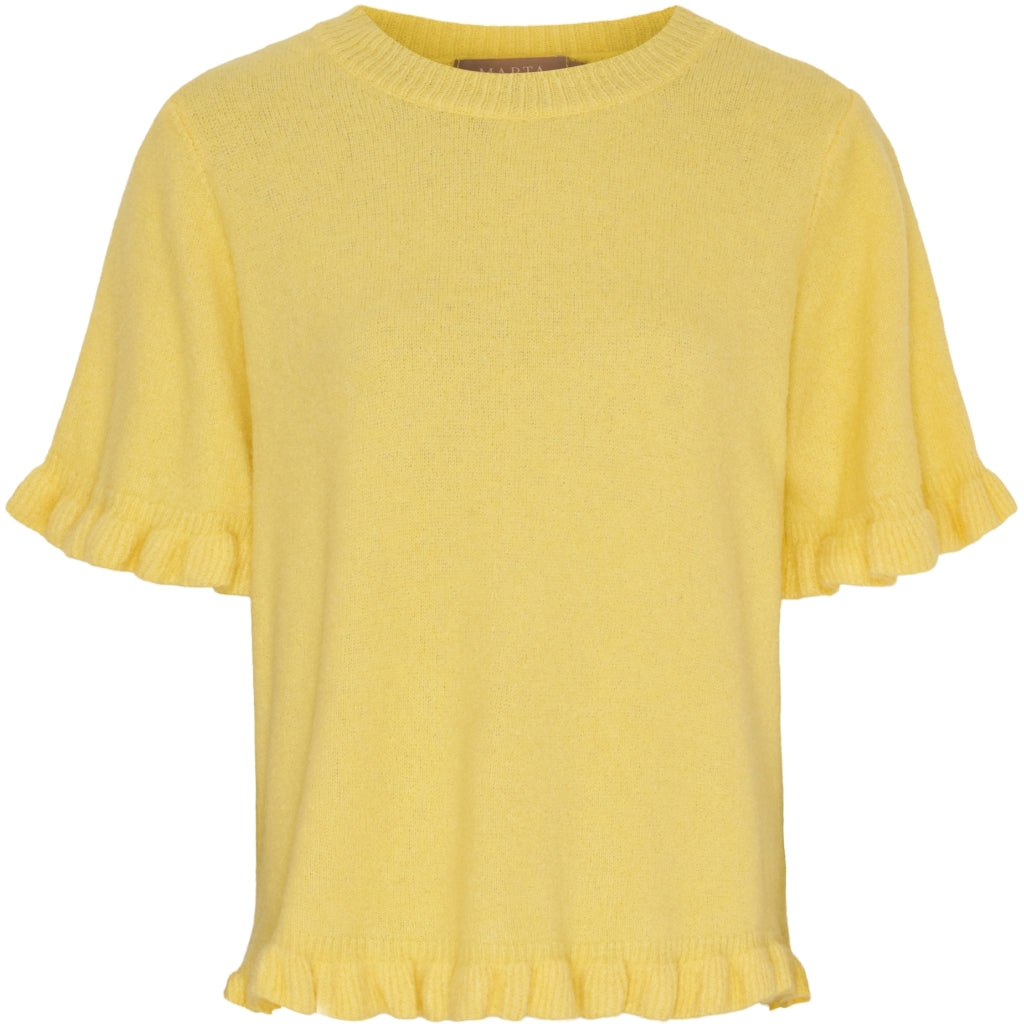 MARTA DU CHATEAU Marta du Chateau dam stickad tröja MdcBriala KN8129 Knit Yellow