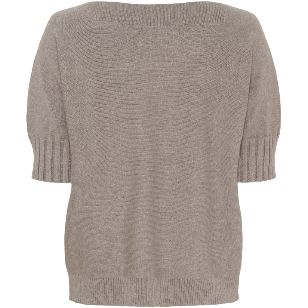 MARTA DU CHATEAU Marta du Chateau dam stickad tröja MdcConstanza 9511 Knit Fango Melange