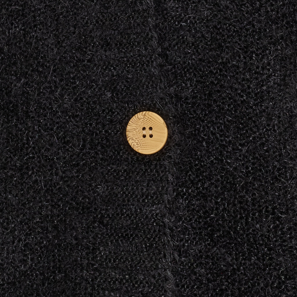 MARTA DU CHATEAU Marta du Chateau dam stickad tröja MdcDakota 809 Cardigan Black