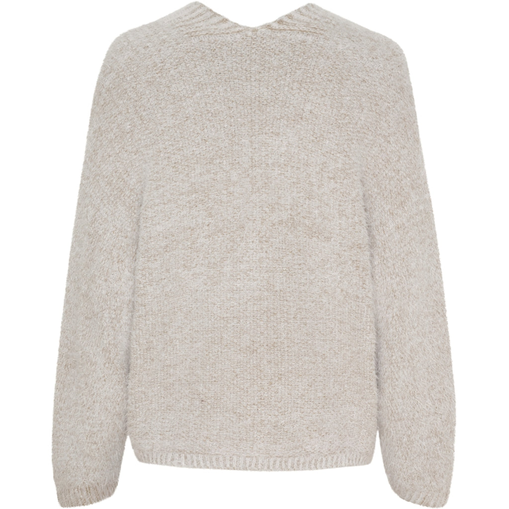 MARTA DU CHATEAU Marta du Chateau dam stickad tröja MdcDakota 809 Cardigan Fango