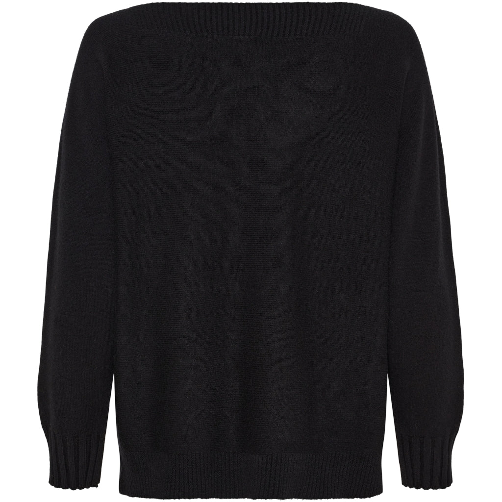 MARTA DU CHATEAU Marta du Chateau dam stickad tröja MdcFallon 9511B Knit Black