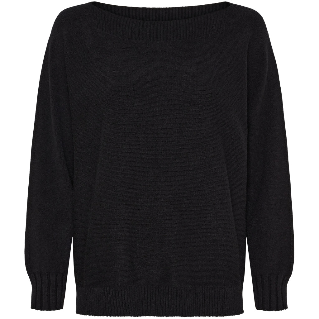 MARTA DU CHATEAU Marta du Chateau dam stickad tröja MdcFallon 9511B Knit Black