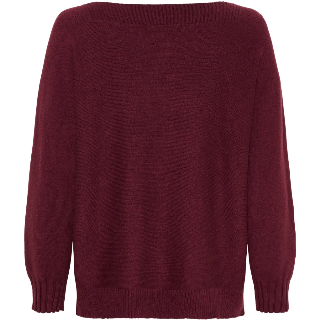 MARTA DU CHATEAU Marta du Chateau dam stickad tröja MdcFallon 9511B Knit Bordeaux2781