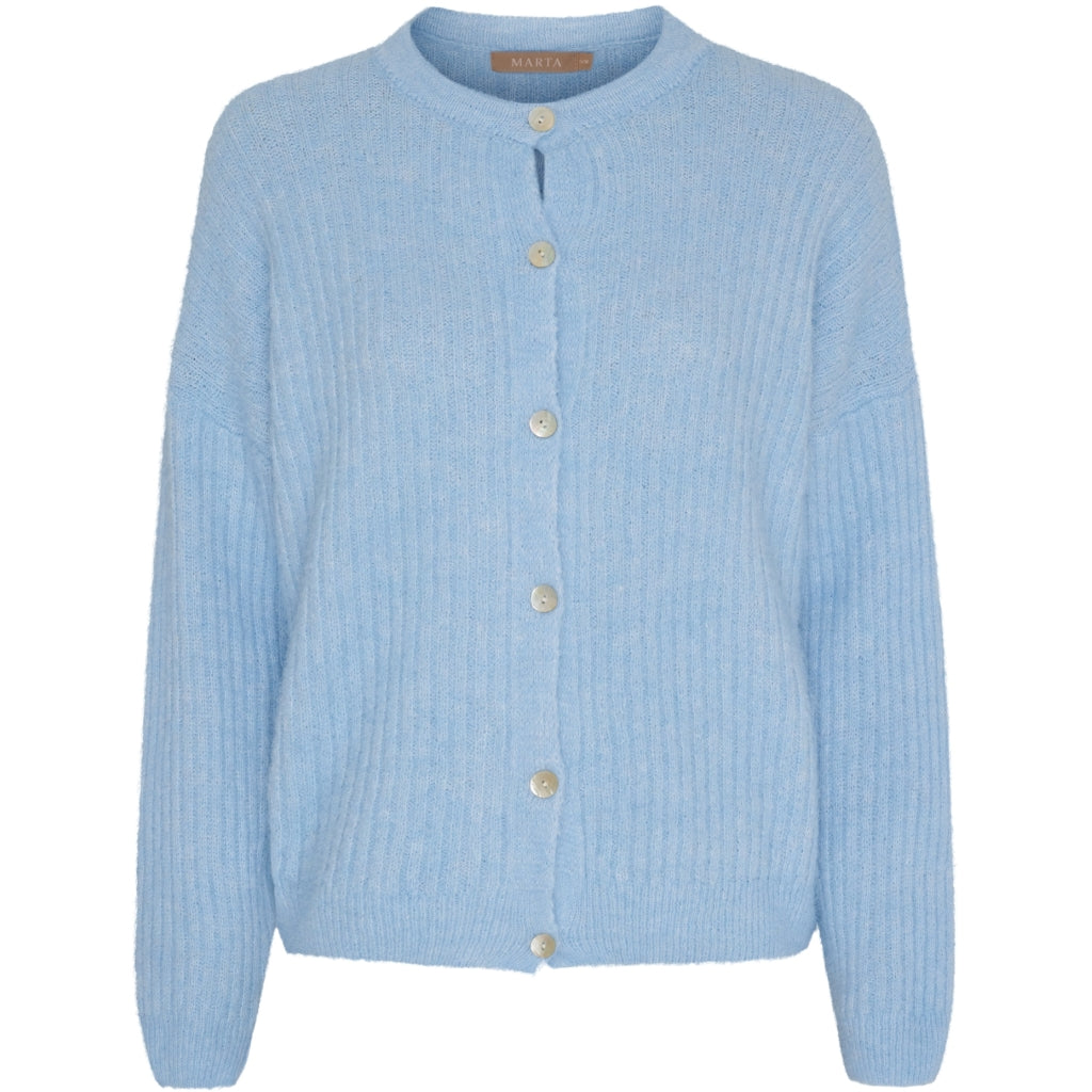 MARTA DU CHATEAU Marta du Chateau dam stickad tröja MdcFrederikke 21638 Knit Blue9528