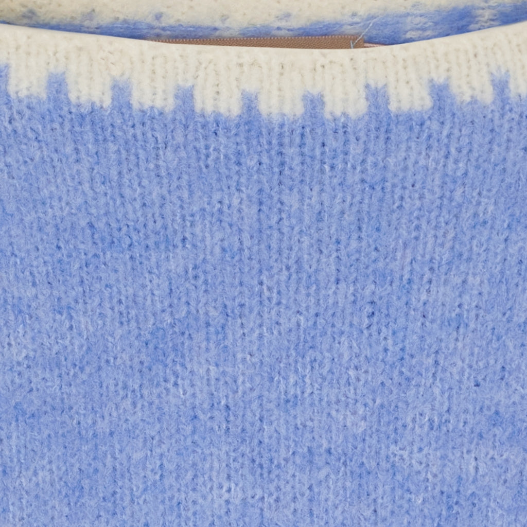 MARTA DU CHATEAU Marta du Chateau dam stickad tröja MdcLinette KN8032 Knit SkyW025