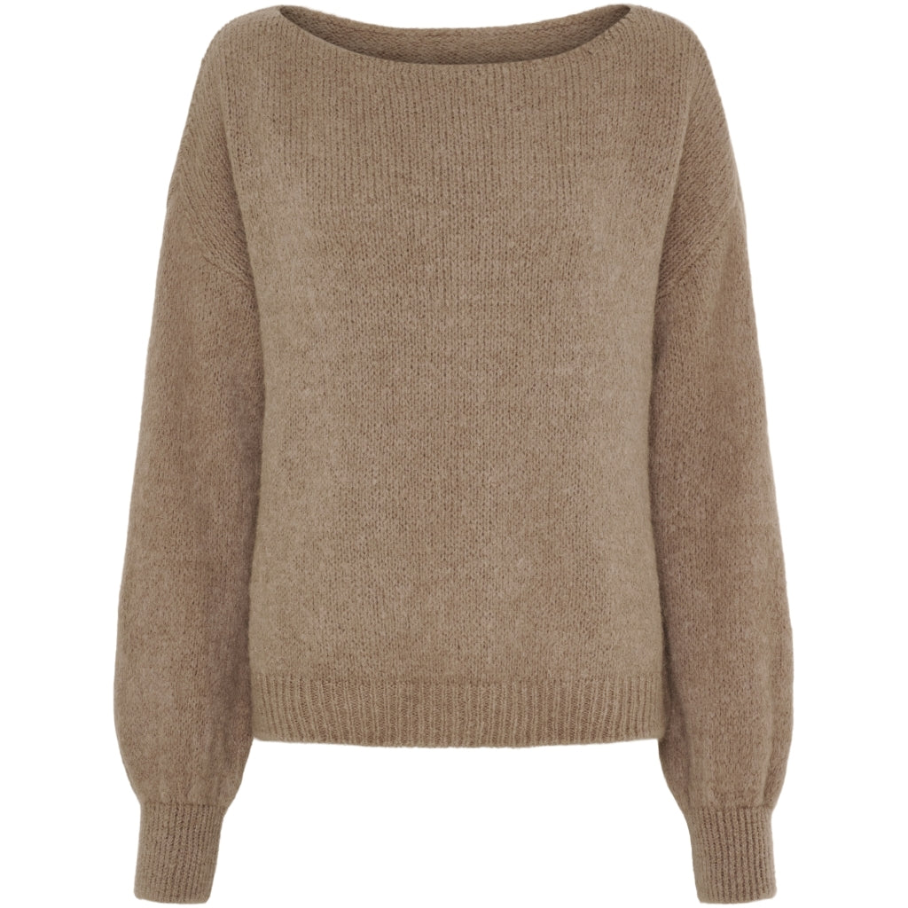 MARTA DU CHATEAU Marta du Chateau dam stickad tröja MdcRosa 5102 Knit Tortora27654