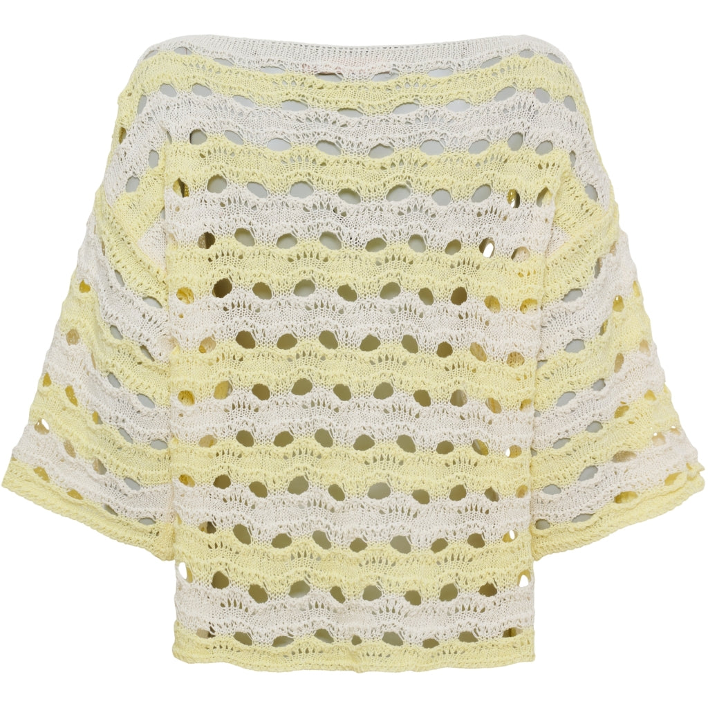 MARTA DU CHATEAU Marta du Chateau dam stickning MdcBrandy KN8135 Knit Yellow
