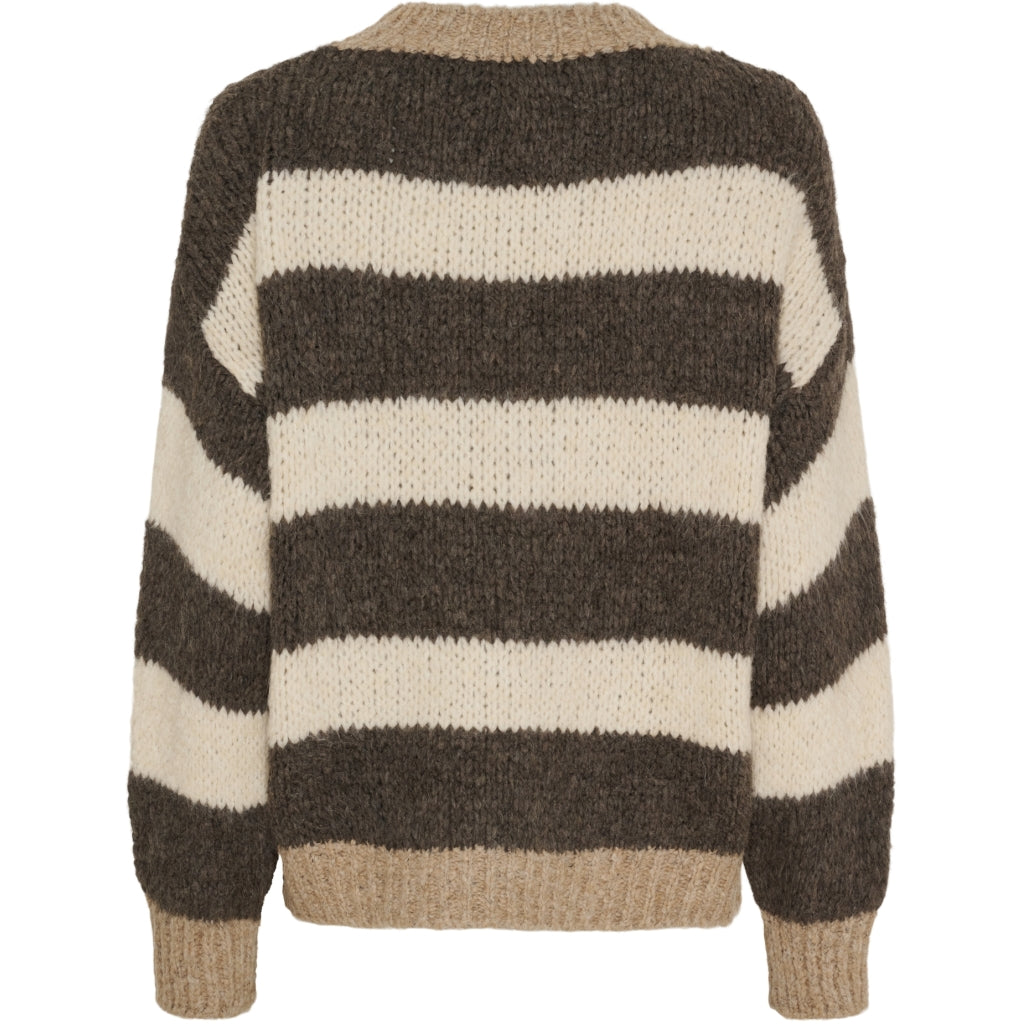 MARTA DU CHATEAU Marta du Chateau dam stickning MdcEden 35717 Knit Camel/Fango/Burro