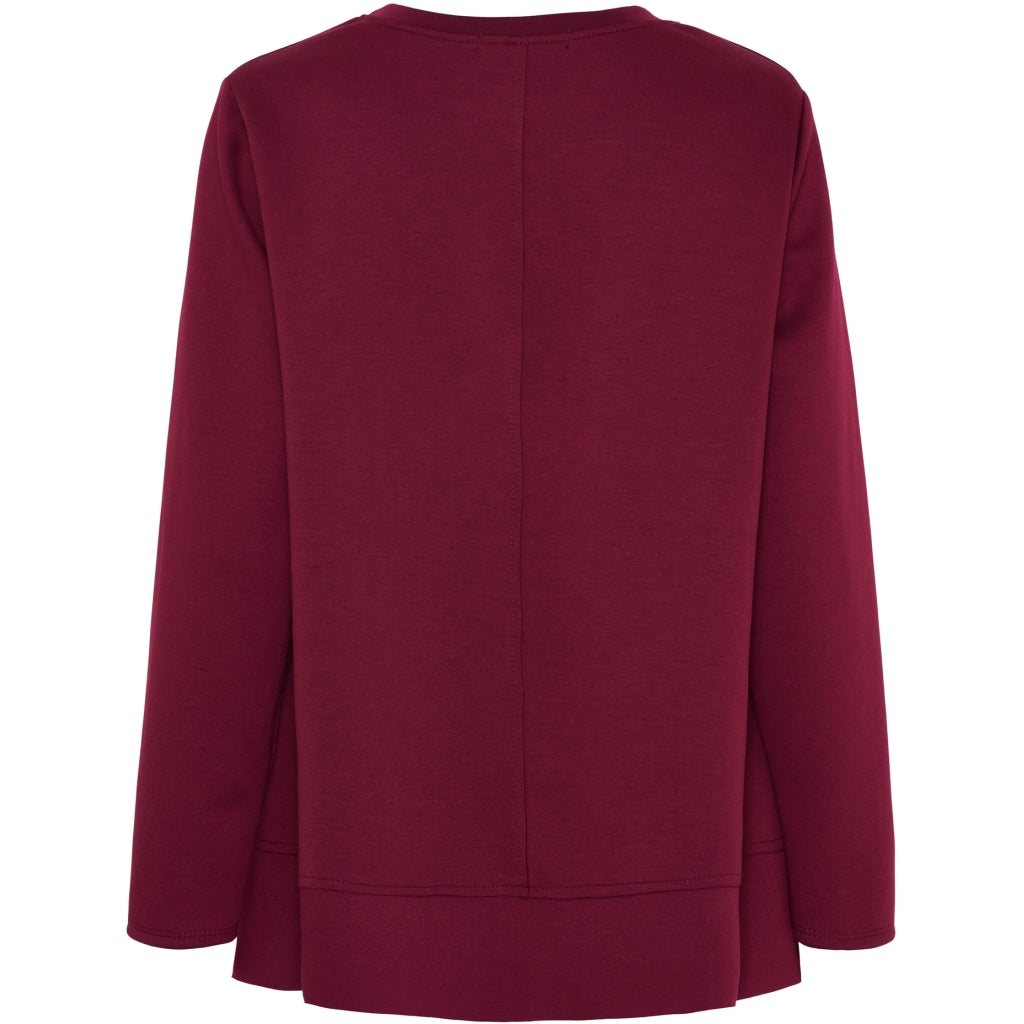 MARTA DU CHATEAU Marta du Chateau dam sweatshirt MdcCharline 85783 Sweatshirt Wine