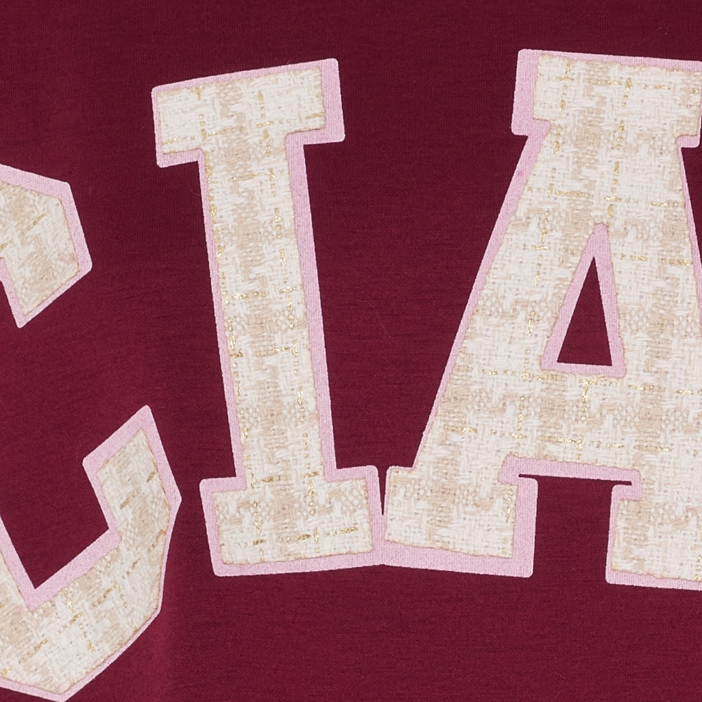 MARTA DU CHATEAU Marta du Chateau dam sweatshirt MdcCharline 85783 Sweatshirt Wine