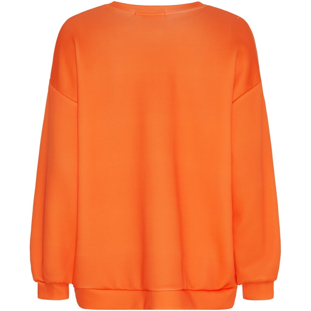 MARTA DU CHATEAU Marta du Chateau dam sweatshirt MdcHibiscus 22659 Sweatshirt Orange/Moro