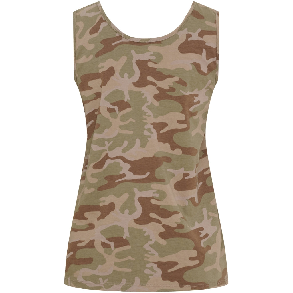 MARTA DU CHATEAU Marta du Chateau dam top MdcAngeline 2499 Top Green Camo