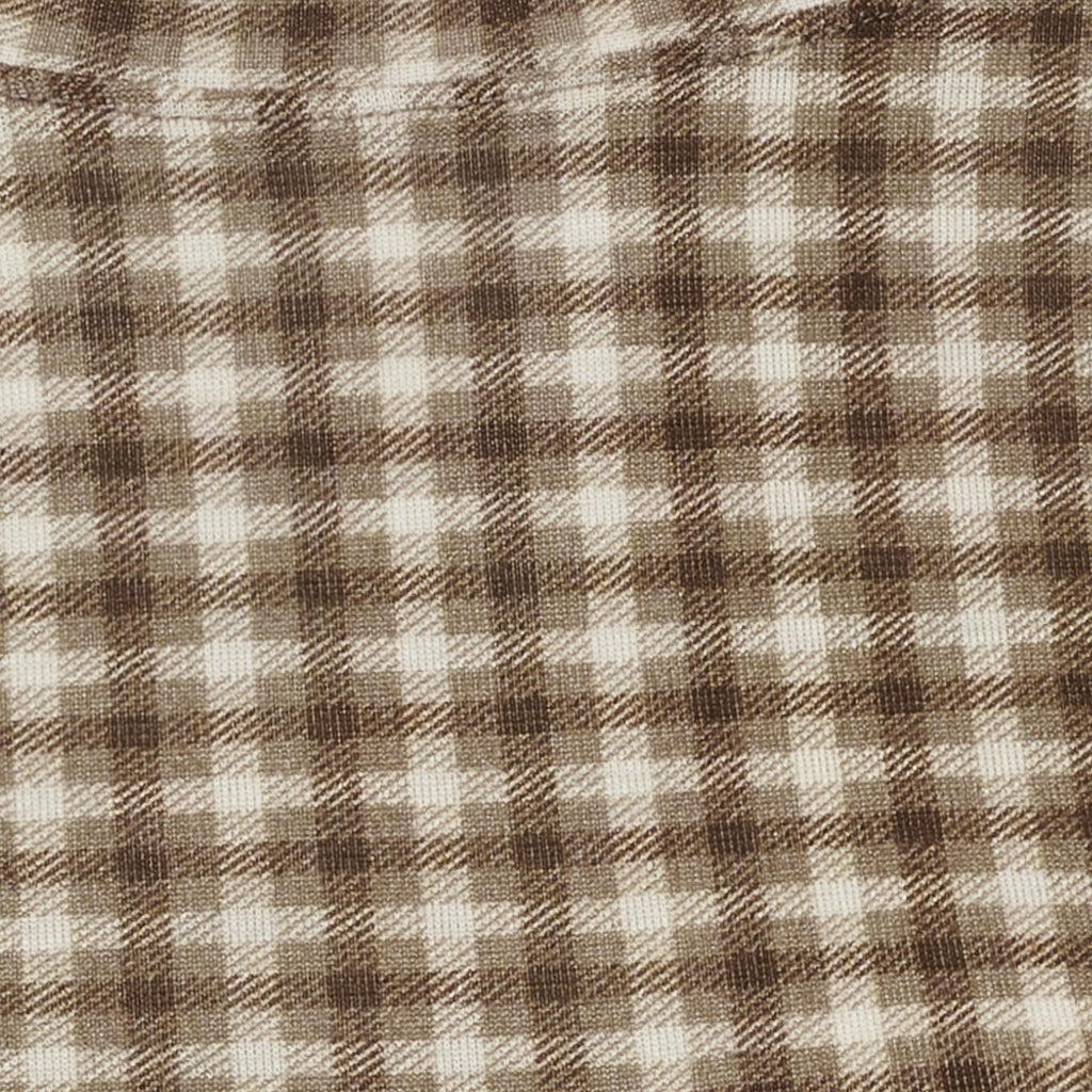MARTA DU CHATEAU Marta du Chateau dam topp MdcElissa 7914 Top Brown check