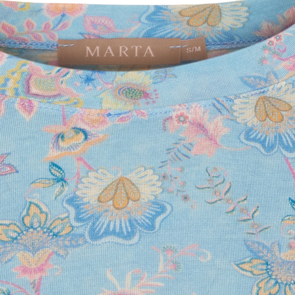 MARTA DU CHATEAU Marta du Chateau dam topp MdcElissa 7914 Top Celeste