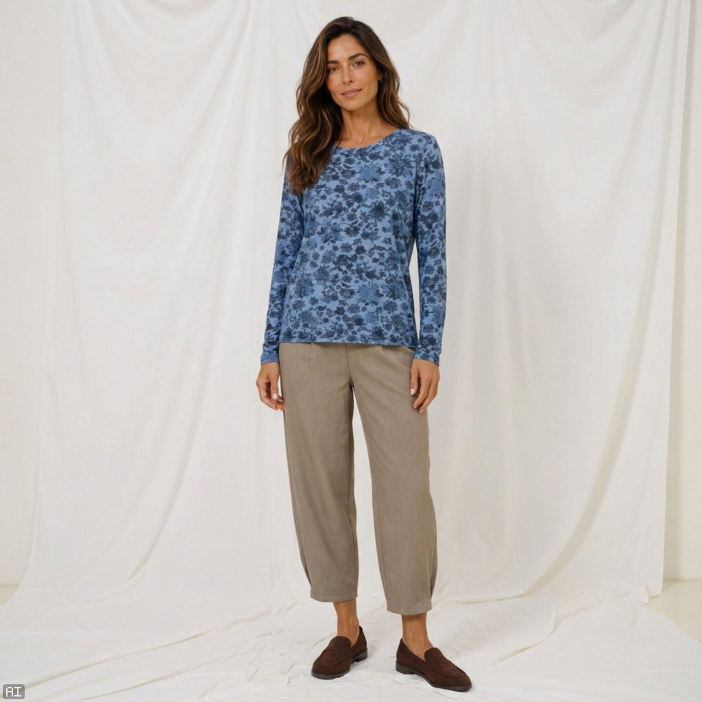 MARTA DU CHATEAU Marta du Chateau dam topp MdcElissa 7914 Top Jeans11279tpd
