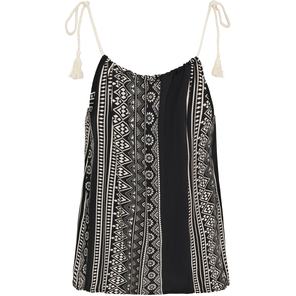 MARTA DU CHATEAU Marta du Chateau dam topp MdcTanya 258620 Top Black/WhiteMC1488