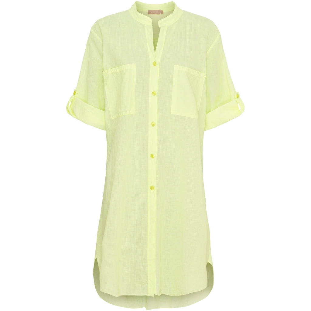 MARTA DU CHATEAU Marta du Chateau dam tunika MdcTine 1665-25 Tunica Strong Yellow Stripe