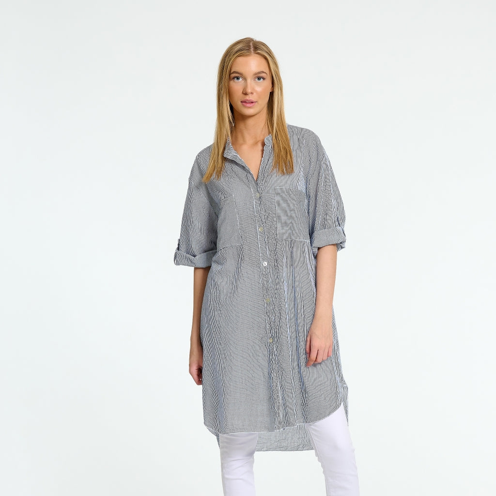 MARTA DU CHATEAU Marta du Chateau dam tunika MdcTine 1665-25 Tunica White/Blue