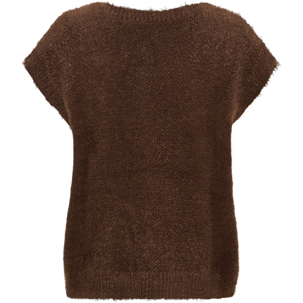 MARTA DU CHATEAU Marta du Chateau dam väst MdcLaya 8039 Knit Vest Moro