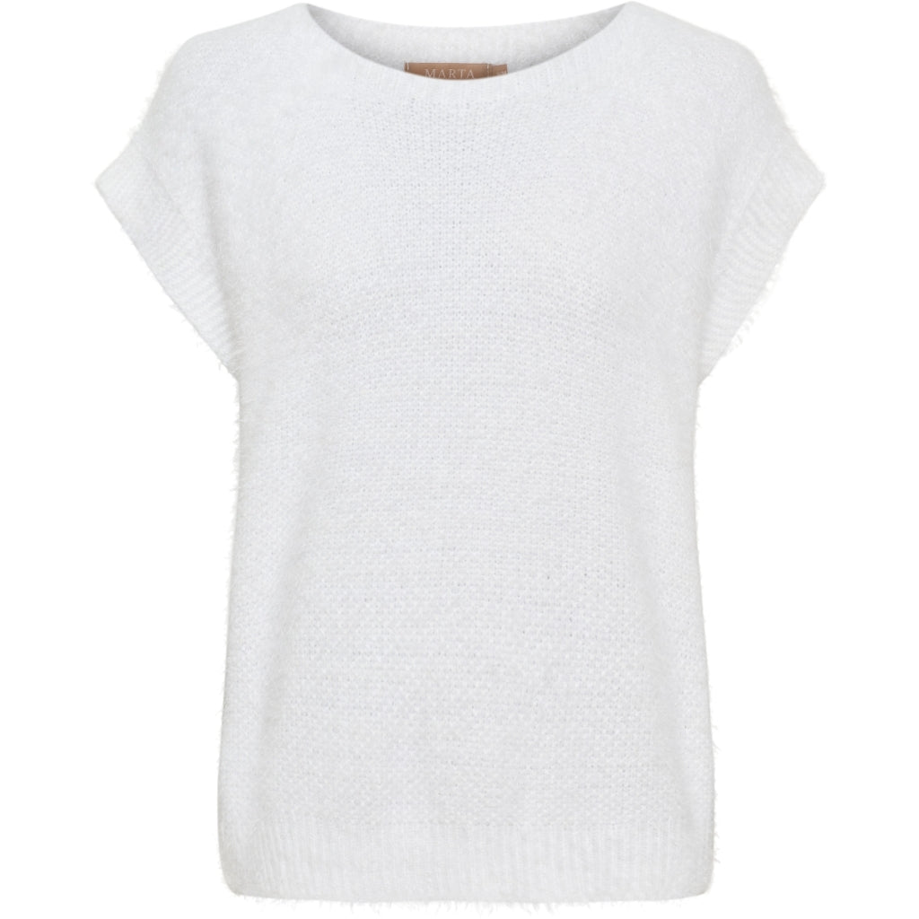 MARTA DU CHATEAU Marta du Chateau dam väst MdcLaya 8039 Knit Vest Offwhite