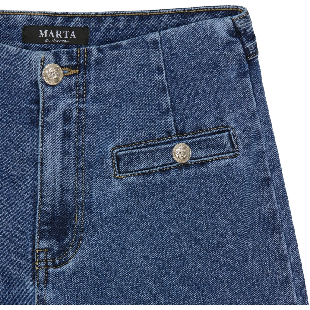 MARTA DU CHATEAU Marta du Chateau dam jeans MdcAgustina Mdc172-26181 Jeans Dark Blue Denim