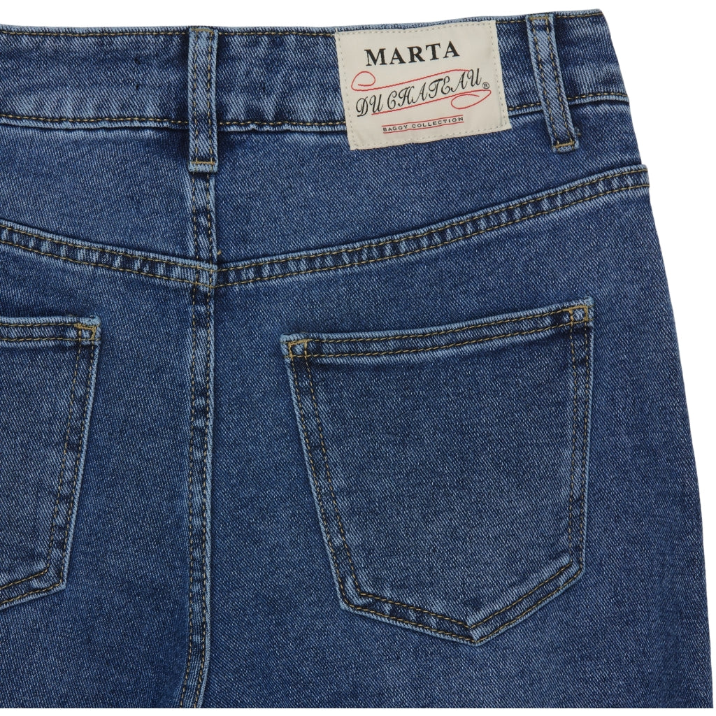 MARTA DU CHATEAU Marta du Chateau dam jeans MdcAlejandra Mdc173-26183 Jeans Dark Blue Denim