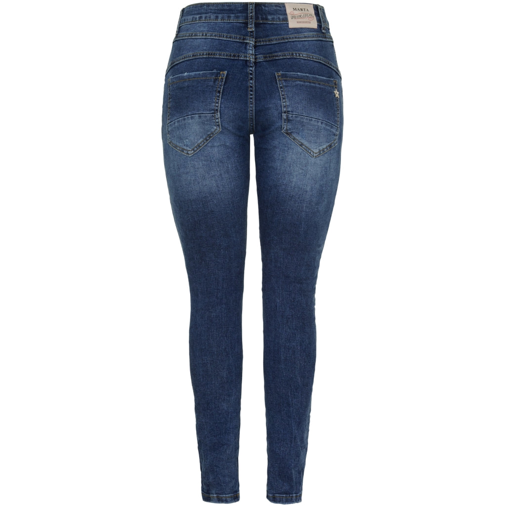 MARTA DU CHATEAU Marta du Chateau dam jeans MdcAmalia Mdc175-26166 Jeans Dark Blue Denim
