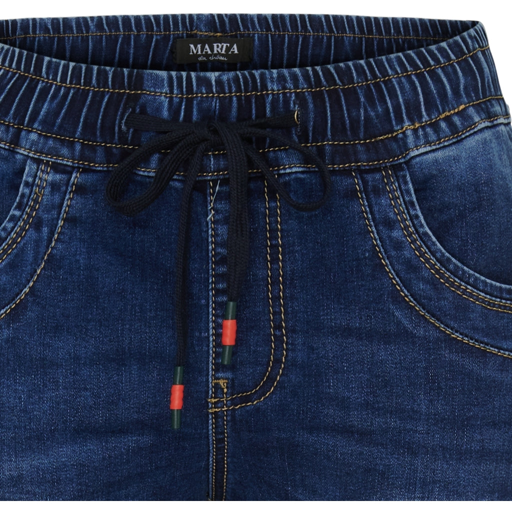MARTA DU CHATEAU Marta du Chateau dam byxor MdcArcelia Mdc177-26174 Jeans Dark Blue Denim