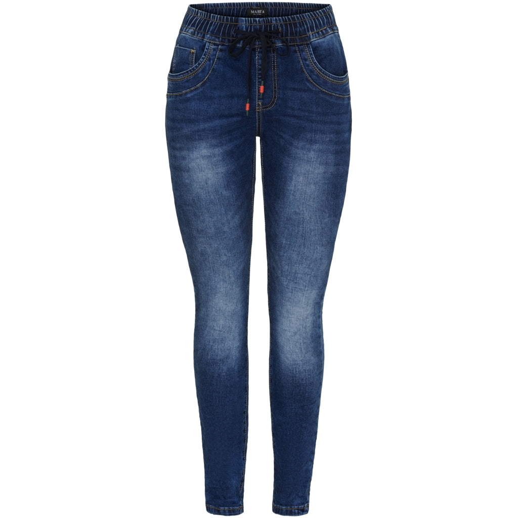MARTA DU CHATEAU Marta du Chateau dam byxor MdcArcelia Mdc177-26174 Jeans Dark Blue Denim