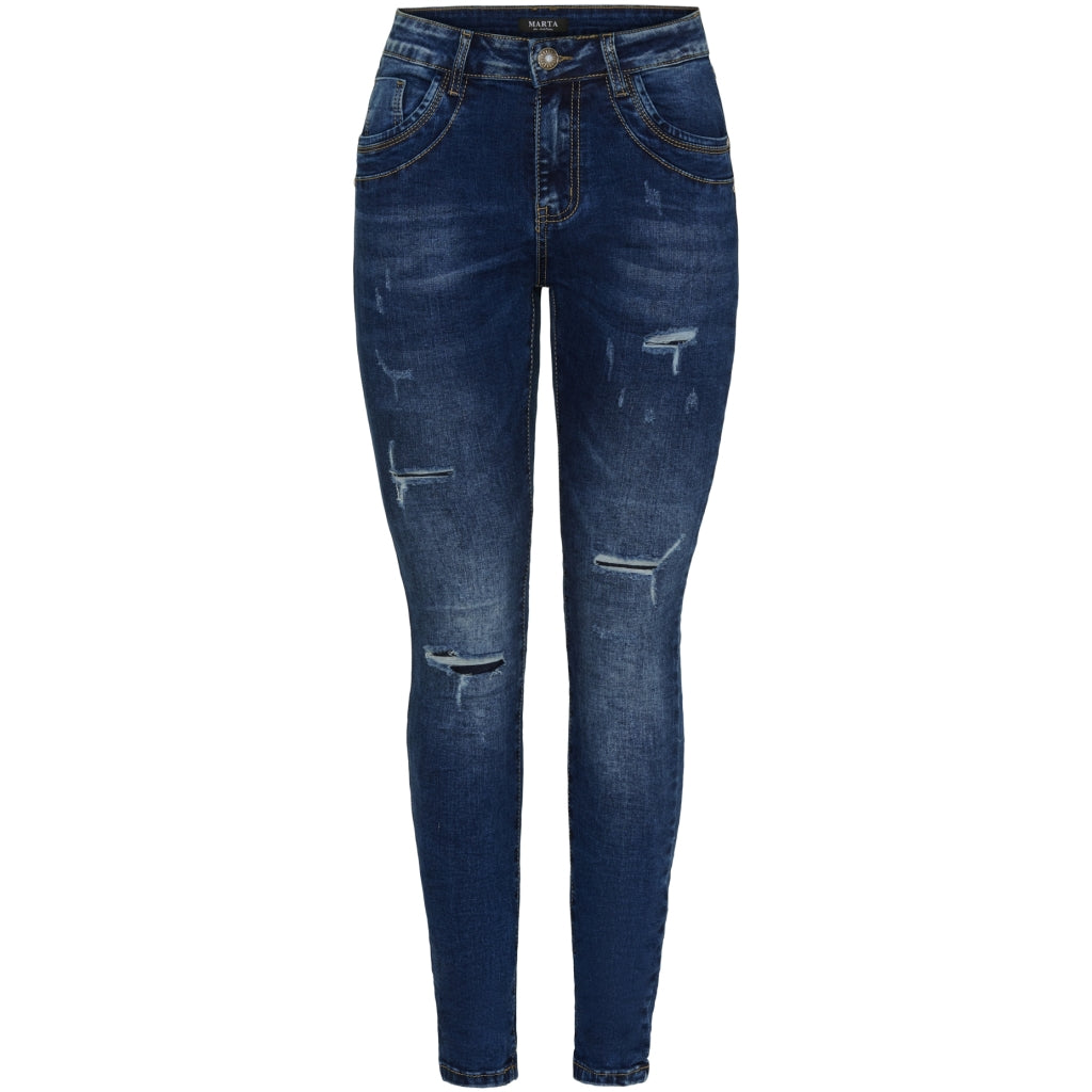 MARTA DU CHATEAU Marta du Chateau dam jeans MdcAzmina Mdc178-26165 Jeans Dark Blue Denim