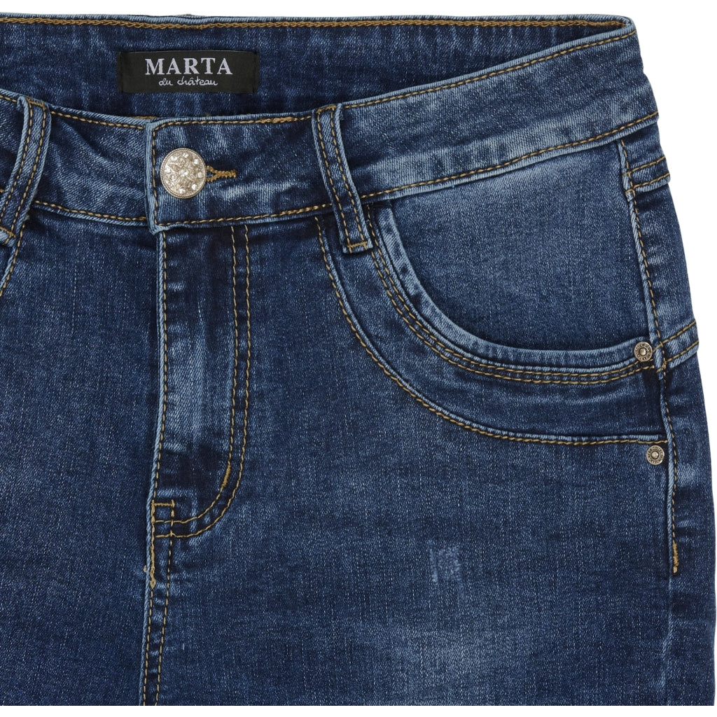MARTA DU CHATEAU Marta du Chateau dam jeans MdcCamila Mdc179-26167 Jeans Dark Blue Denim