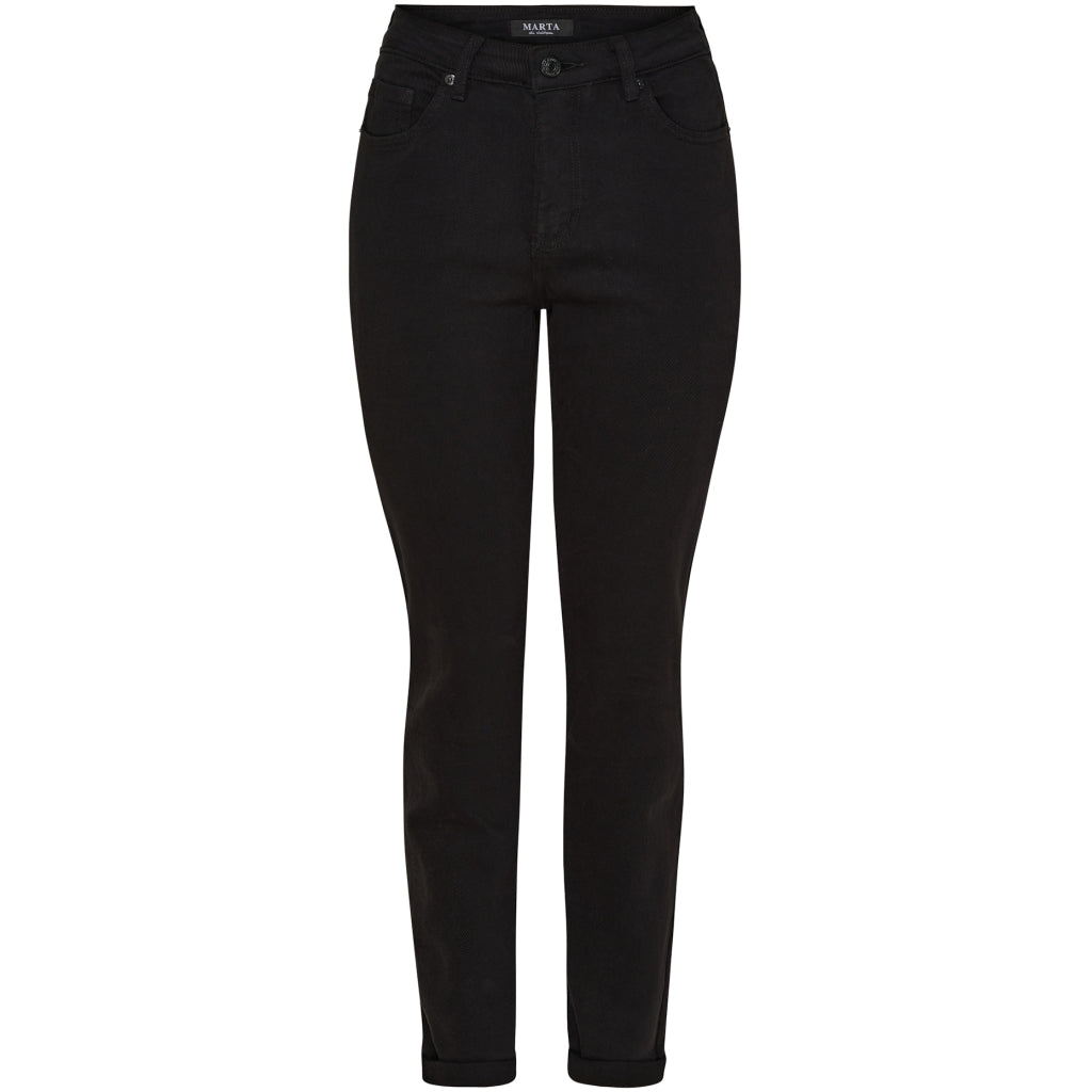 MARTA DU CHATEAU Marta du Chateau dame bukser MdcNat MDC224-8714 Jeans Black
