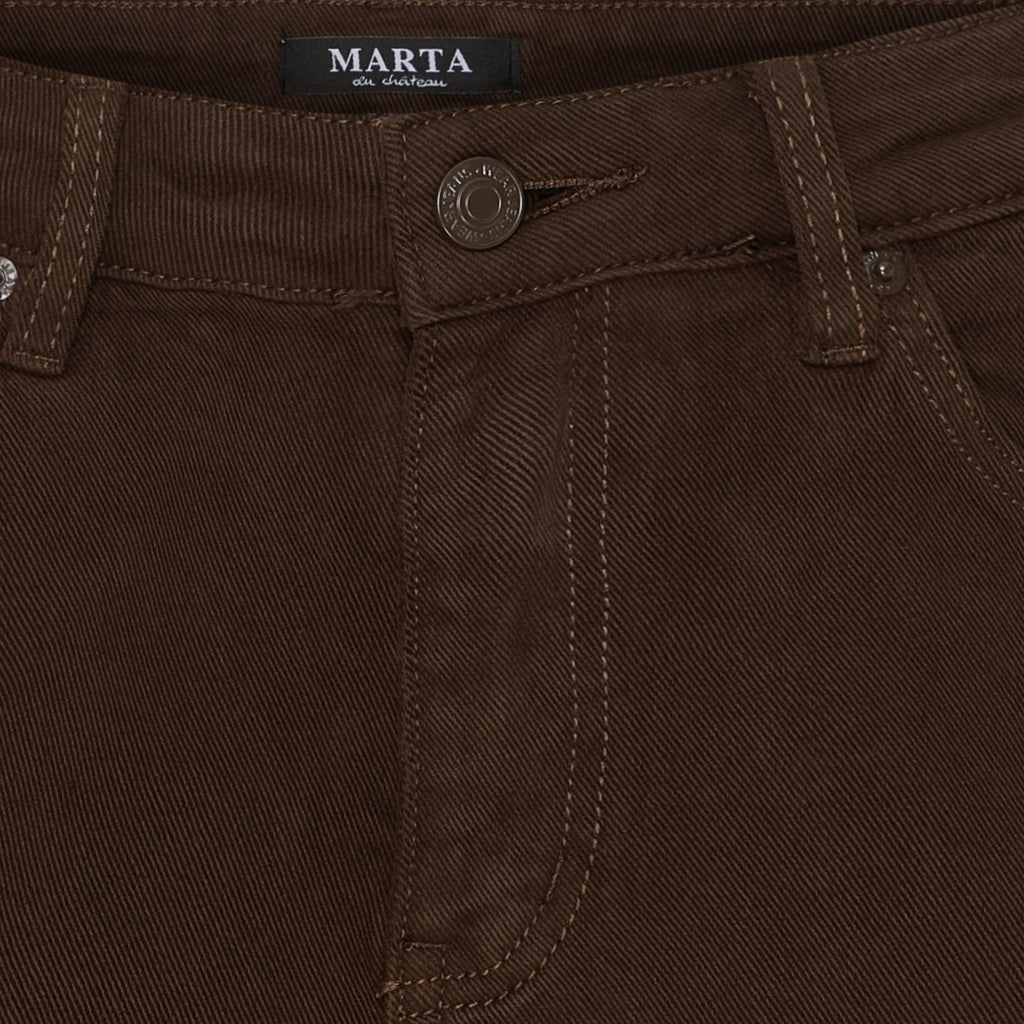 MARTA DU CHATEAU Marta du Chateau dame bukser MdcNat MDC224-8714 Jeans Brown