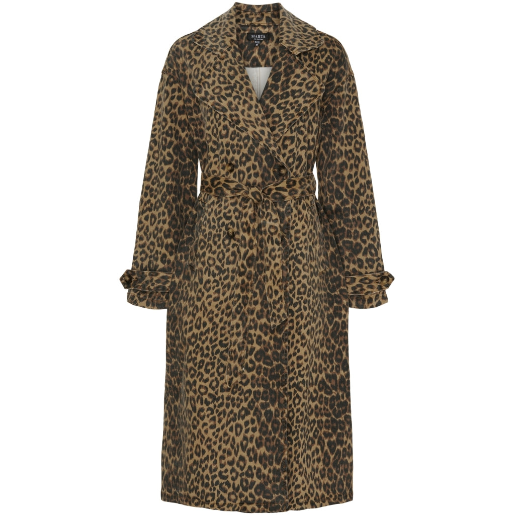 MARTA DU CHATEAU Marta du Chateau dam jacka MdcVilaJeans Mdc189-V8206 Jacket Leopard