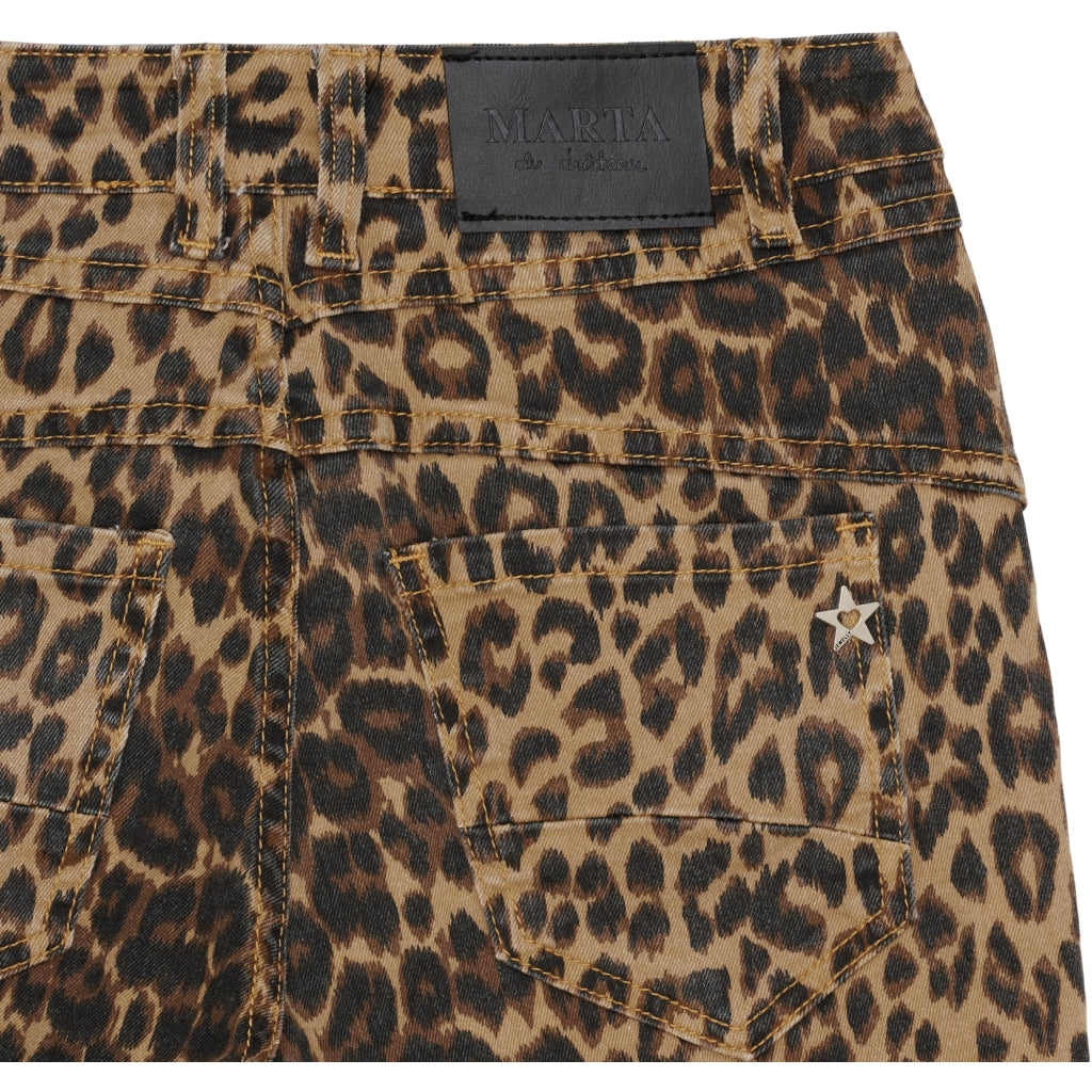 MARTA DU CHATEAU Marta du Chateau dam jeans MdcSilva MDC195-8174 Jeans Leopard
