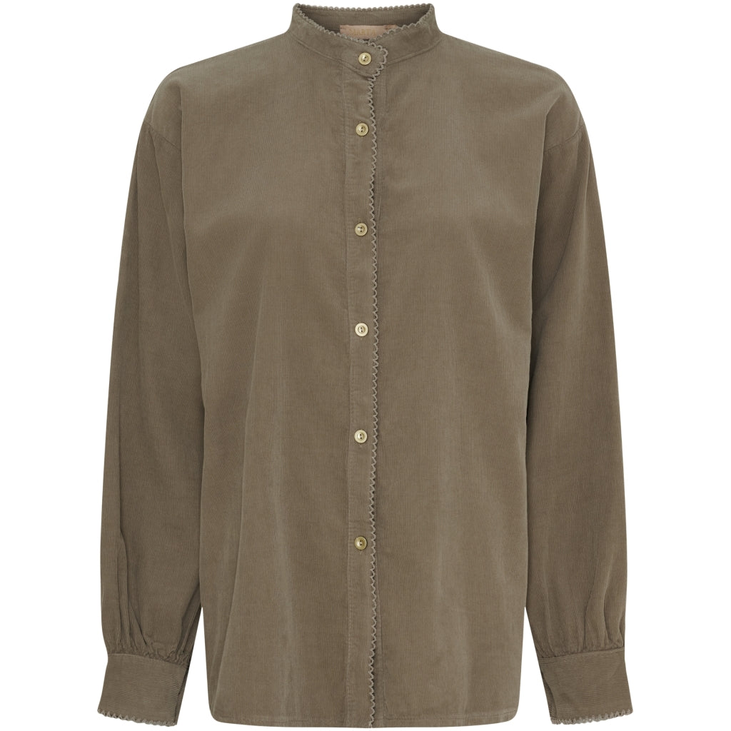 MARTA DU CHATEAU Marta du Chateau dam skjorta MdcArmelle 6568 Shirt Fango